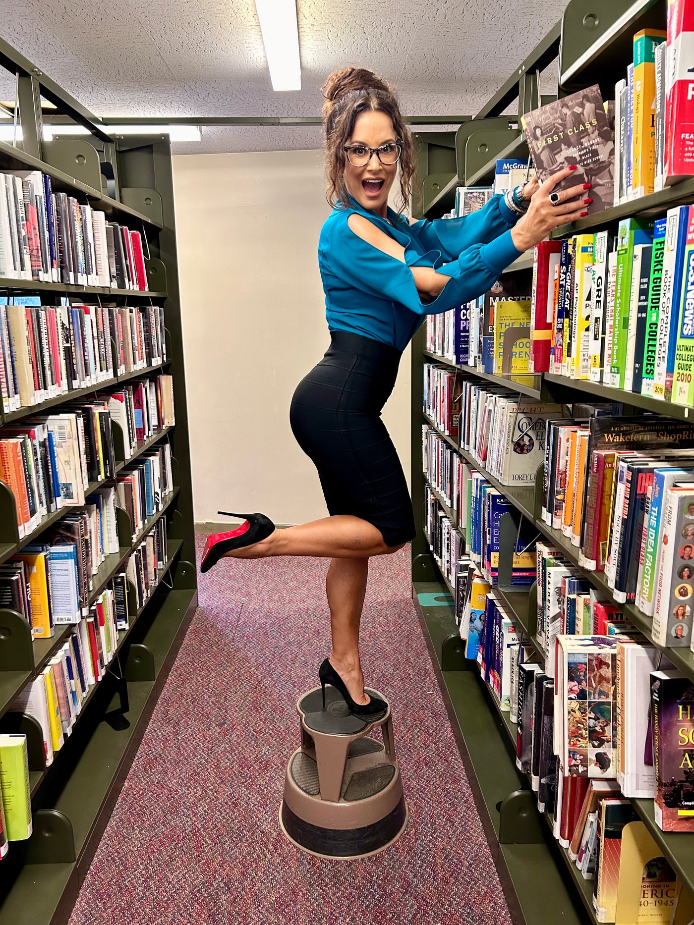 Lisa Ann in The Library!